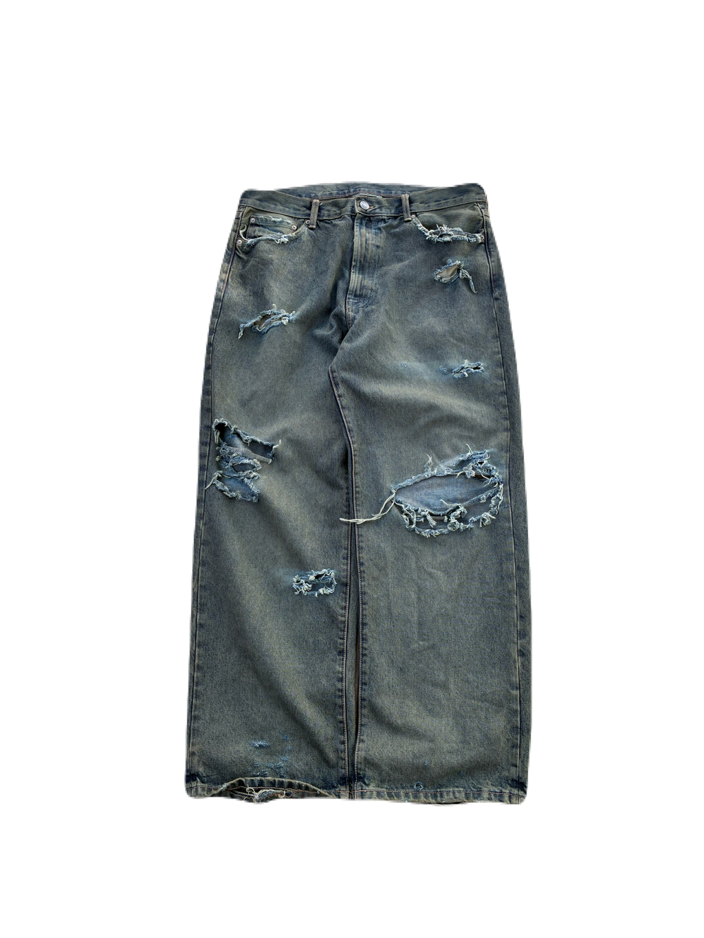 Baggy mud denim