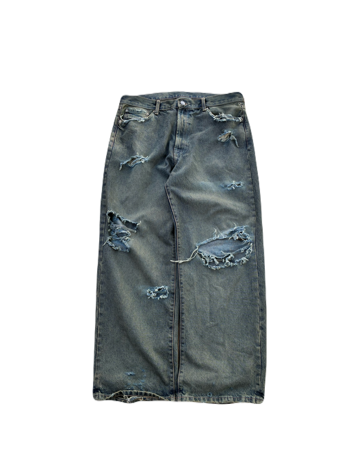 Baggy mud denim